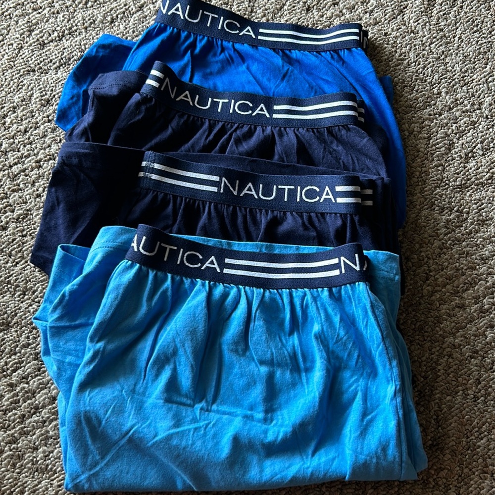4 pr Nautica Men's Classic Cotton Loose Knit BoxerXL